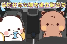 当女朋友坐在副驾时#一二布布 #内容过于真实 #情侣日常 #自驾游