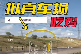 地平线5：拟真车损吃鸡，碰到根小木棍车就坏了 #steam游戏