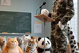 当学校让你自己准备军训服装时 