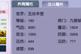 梦幻西游：传统魔劲仙力孩子已经淘汰了？这些孩子更具性价比！图片