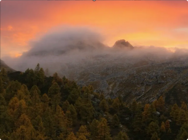 别再等！达古秋冬双景已上线，从彩林穿越到雪域