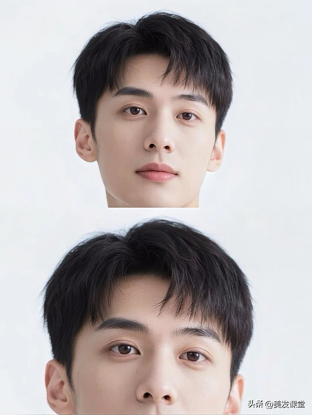 男生选对发型太重要了，剪个短发清爽又精神，出门不费时间打理