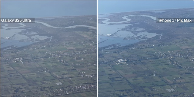 iPhone 17 Pro Max 对比 Galaxy S25 Ultra – 一天使用相机和电池测试！