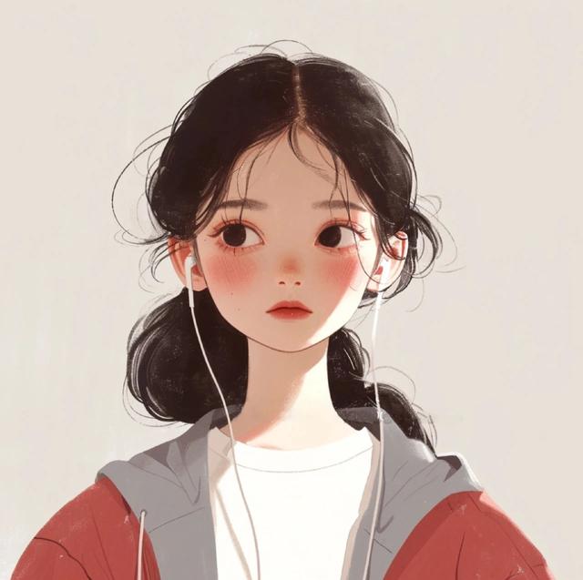 简单气质女生头像