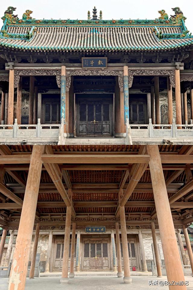 介休藏国保古建，城隍庙免费逛，明代琉璃绝了