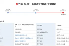 财经生活帮｜力高新能终止创业板IPO 原拟募资7.35亿海通证券保荐图片
