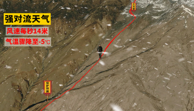 六旬夫妻徒步雪岭火峰，妻子走在前面坠崖遇难，经验反而害了她