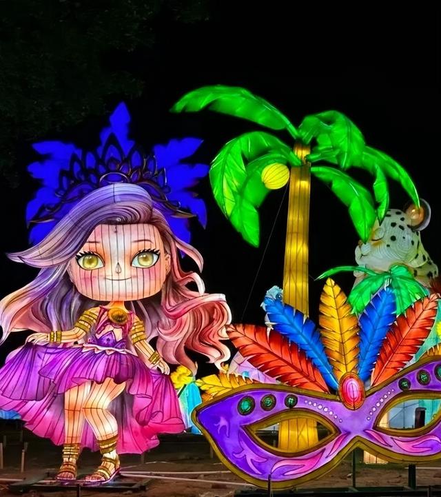 9米高“京彩女神”亮相新春彩灯嘉年华，独家赏灯路线揭秘！