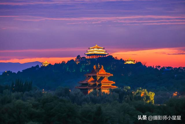 故宫摄影师小星星：当火烧云邂逅古都北京，盛世美景，江山如画！