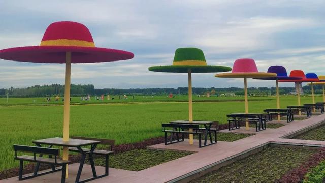 闫家岗的稻田会画画：带老妈打卡哈尔滨新地标