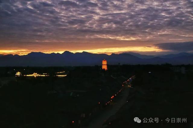 崇州的傍晚，美爆了！