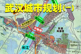 武汉第一版城市规划有多惊艳？中轴线串联三镇，道路棋盘式布局图片