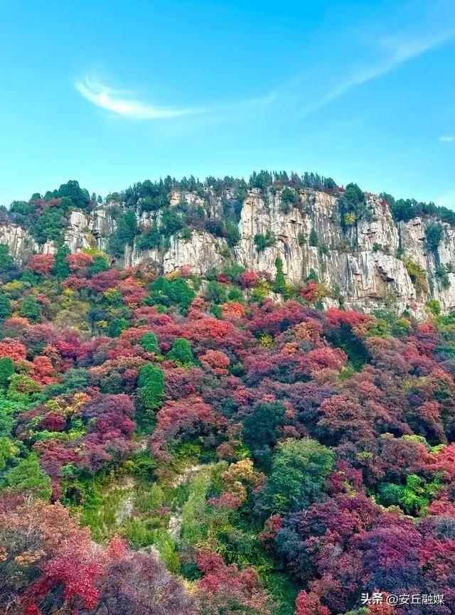 尽收山间好秋色！潍坊登山地图来啦~