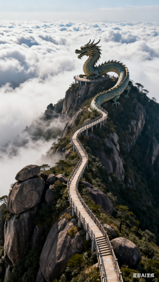 无双道龙赵小荣游记《 一笔祥龙行天下 》灵山望仙谷