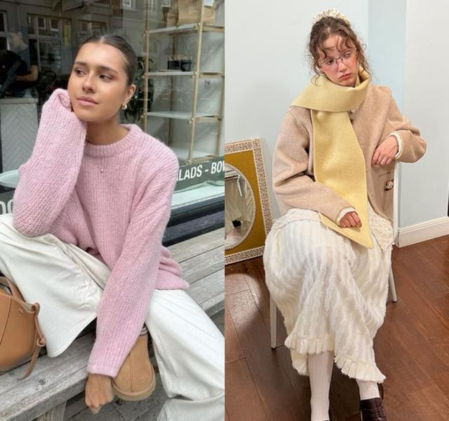 冬天穿这个颜色，温柔又高级