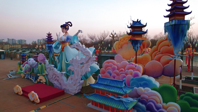 组图！科技赋能神话 花博园“山海灯会”27日点亮冬夜💫