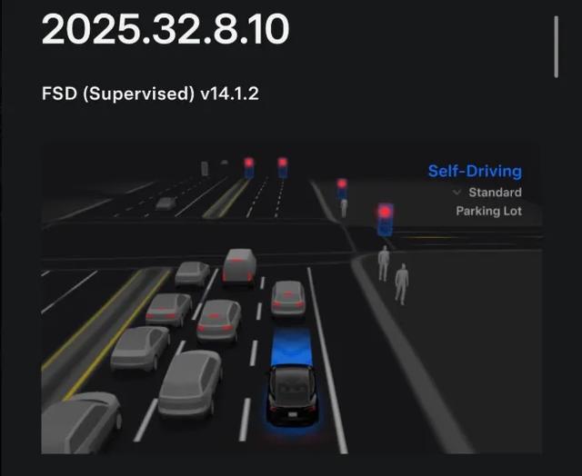 特斯拉推送FSD v14.1.2,推出疯狂麦克斯、树懒等新驾驶模式