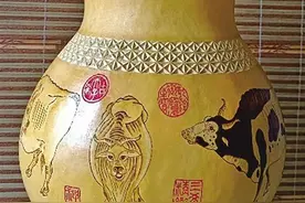 雕画千年 葫芦生“花”图片