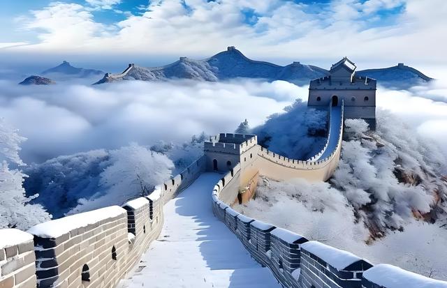 雪落京都，水墨天成