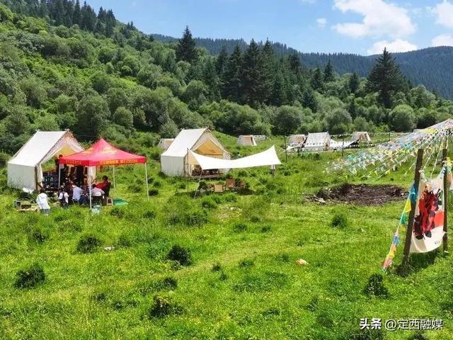 漳县北沟寺露营基地：假期里 20℃的“清凉乐园”