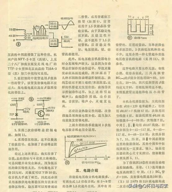 低电压晶体管收音机