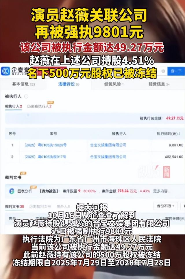 封杀4年后，49岁赵薇又有消息，因胃癌去世传闻5个月前就真相大白