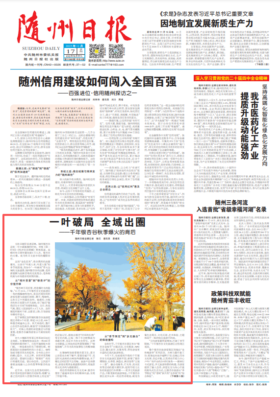 美上央视！随州秋日顶流爆火的背后