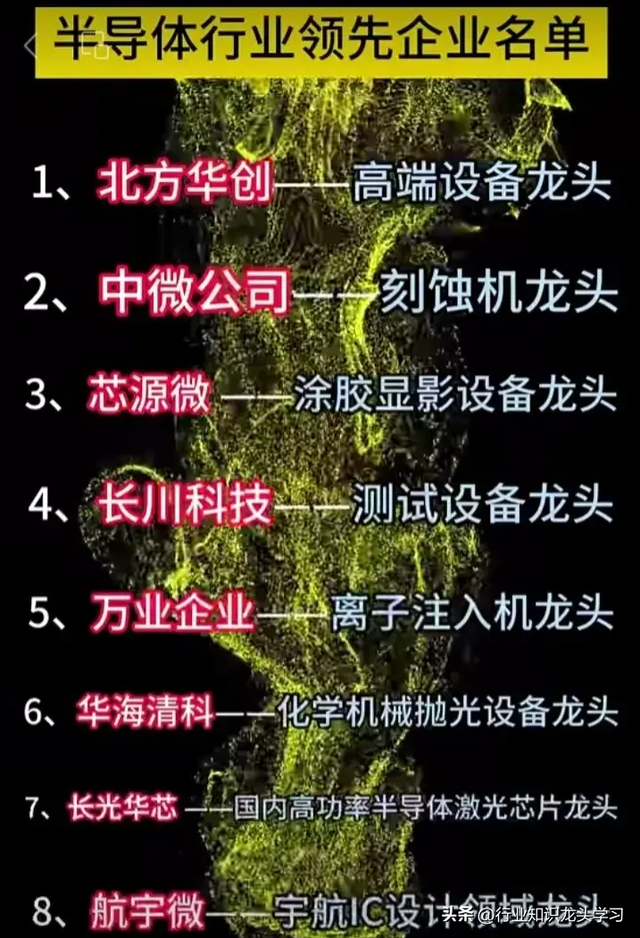 值得珍藏：2025年八大科技+半导体+存储芯片+机器人+顶级公司等