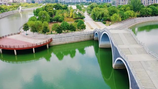 泌阳双龙公园 ，一颗镶嵌在城市中的翡翠明珠！