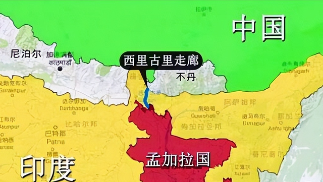 中不边境争端，藏南战略要地鲁林，可直插印度的咽喉之地