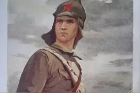 网友提供的《钢铁是怎样炼成的》李可夫版插图画风硬朗，人物挺拔图片