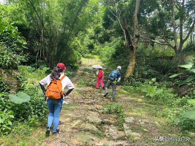 揭西猴面石徒步登山