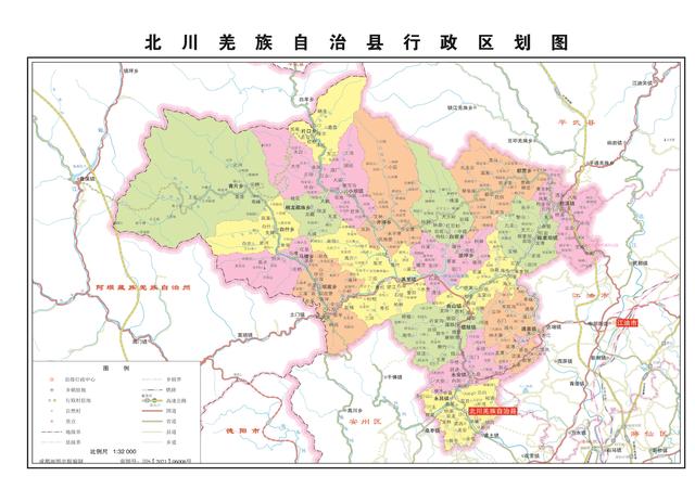 四川省北川县历史沿革及行政区划