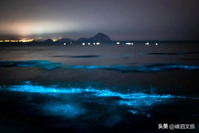 世纪晚霞美炸！荧光海爆发！花鸟岛必须去一趟啦~