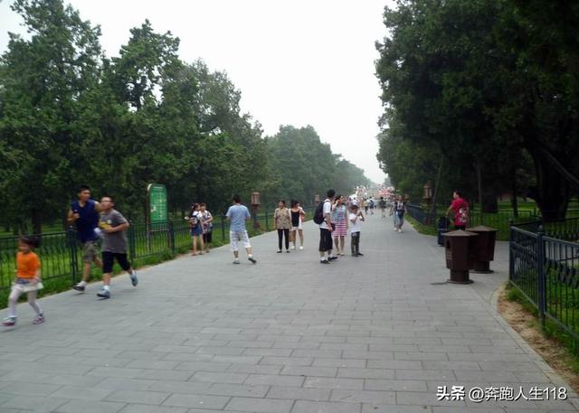 古木参天、绿草如茵，天坛景色秀