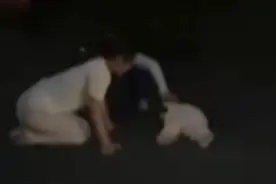 女童在地库入口被轿车碾压，母亲被指责，司机倒大霉！图片