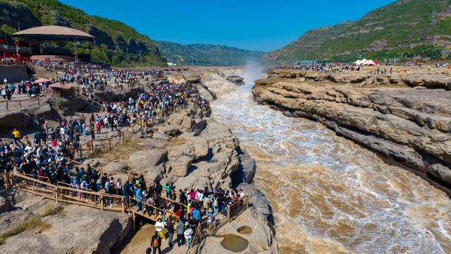 2025黄河主题旅游海外推广活动在陕西黄河壶口瀑布景区启动