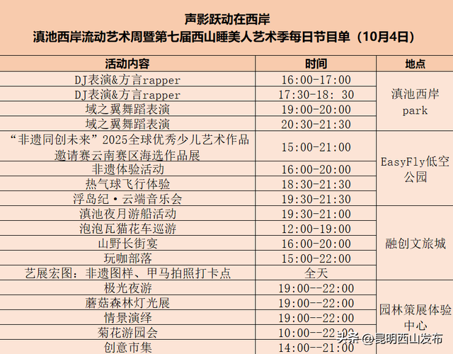 免票！第七届西山睡美人文化艺术季最全攻略重磅来袭，一文带你玩转国庆（附活动日程表）