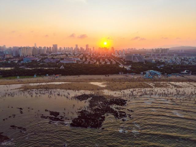 山东日照海岸线