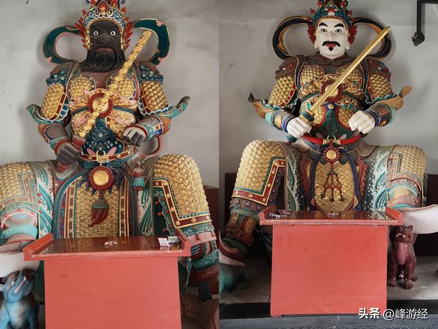 二刷毓璜顶，历经百年的玉皇庙古建筑群，山门里遇到两位门神