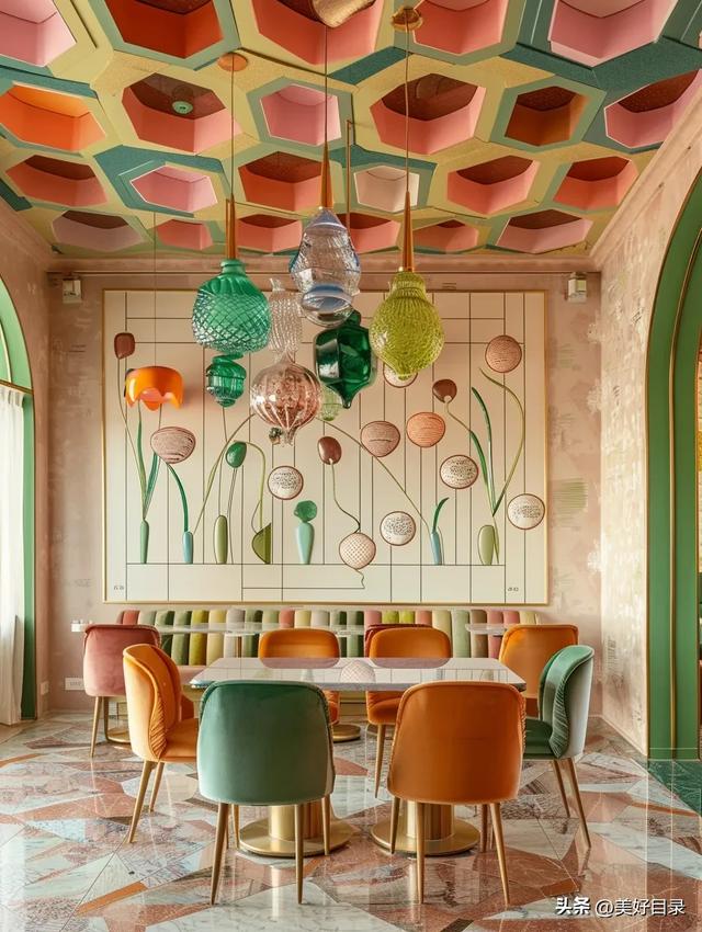 此间春日梦幻餐厅有着来自春天的明媚，春意盎然令人心花怒放！