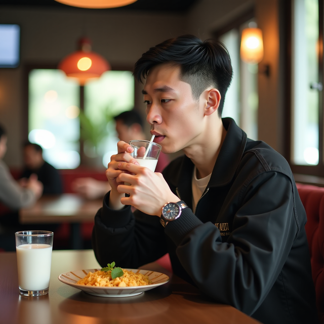 深夜的温暖：一杯豆浆带来的细腻感动