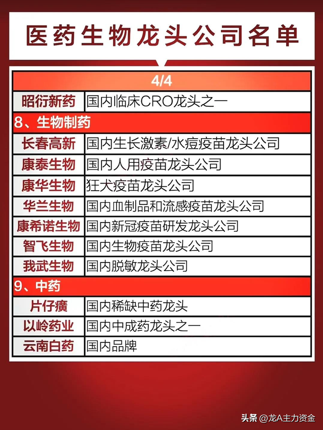 消费电子+医药龙头公司+算力50强+军工+汽车零部件+氢能源+半导体