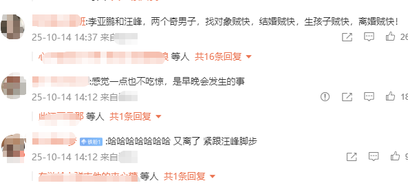 李亚鹏官宣离婚不到24小时，令人恶心的一幕发生了，汪峰也遭殃