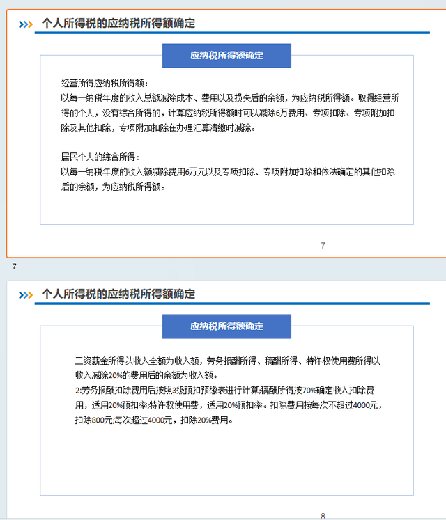 个税税率2025最新标准+个税专项附加扣除2025+个人所得税的申报