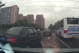 恶意别车！徐州交警：罚！图片