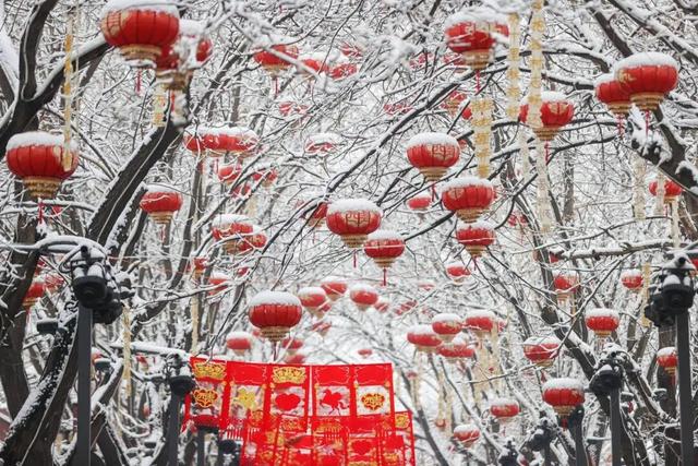 西青雪景限定！古镇换上新装扮～