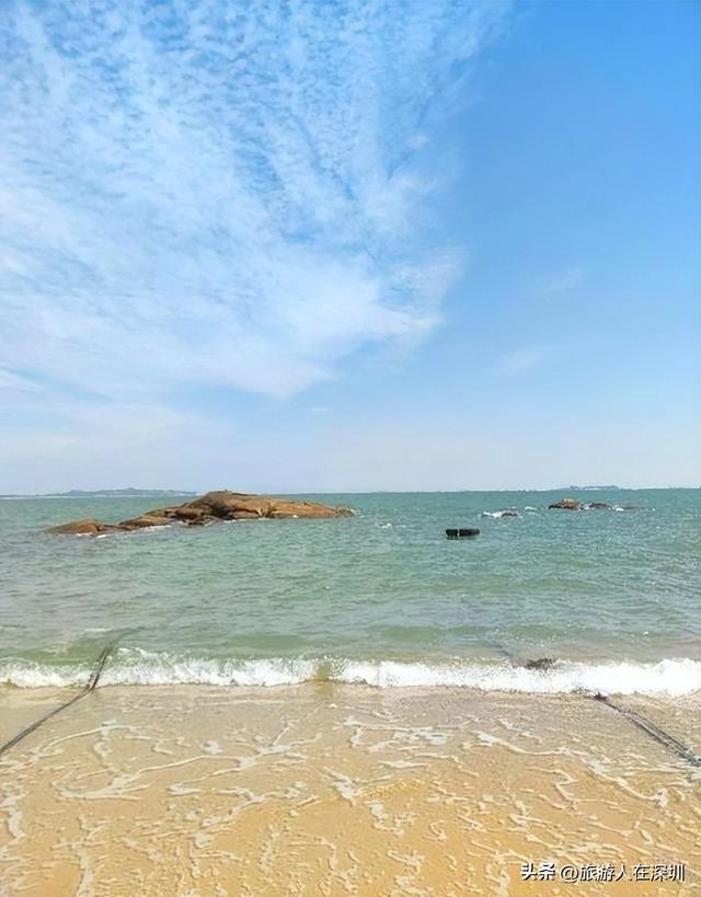 深圳岭澳旧村海滩游玩全攻略，非常独特的海滩，带着独有的气息