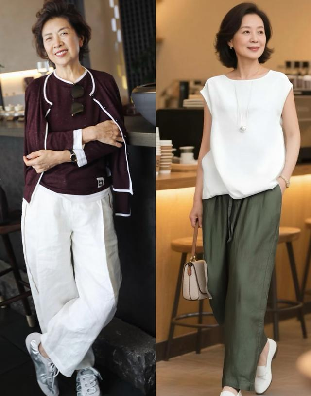 女人上了年纪，最好别穿这3种“阔腿裤”，看着显老、廉价还油腻