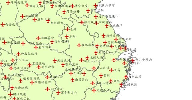 中国民用运输机场分布图2025Q3版发布，环比新增3座机场